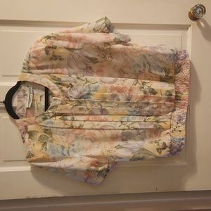 Vintage floral blouse